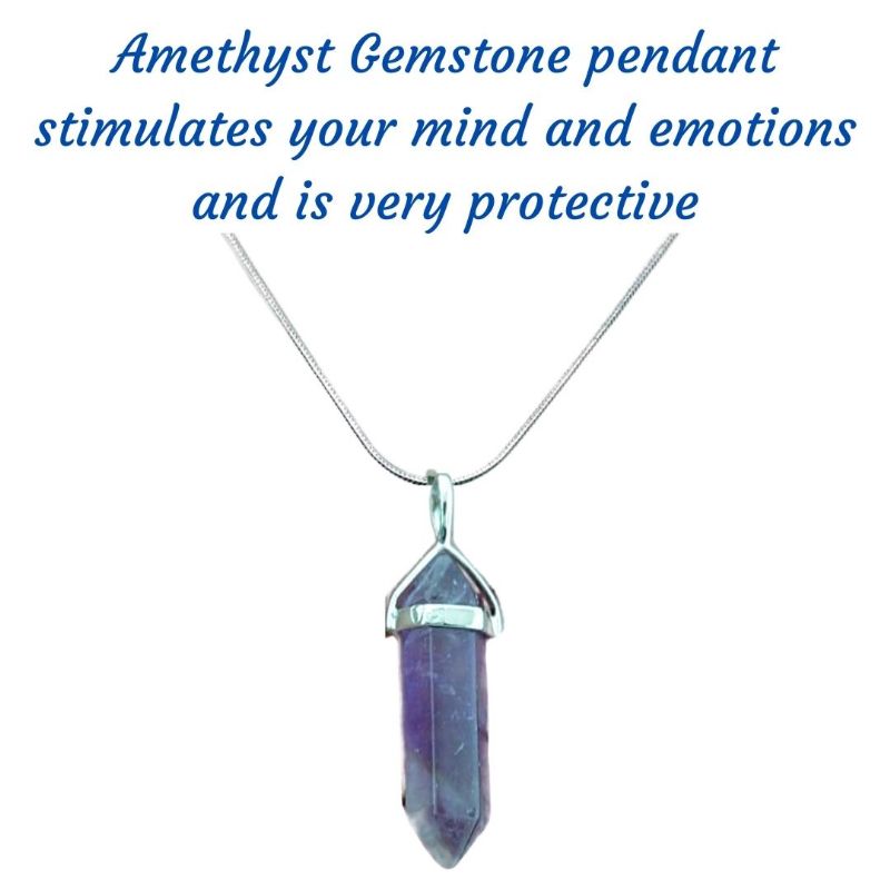 Amethyst Gemstone Pendant